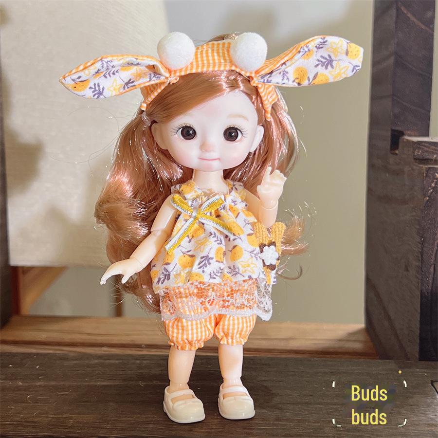 8-дюймовый комплект одежды и макияжа для куклы BJD Princess — идеальный подарок на день рождения для девочек