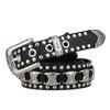 Punk Men And Women Belt Belt Rivet Metal Buckle Spice Girl Style Jeans With Tide