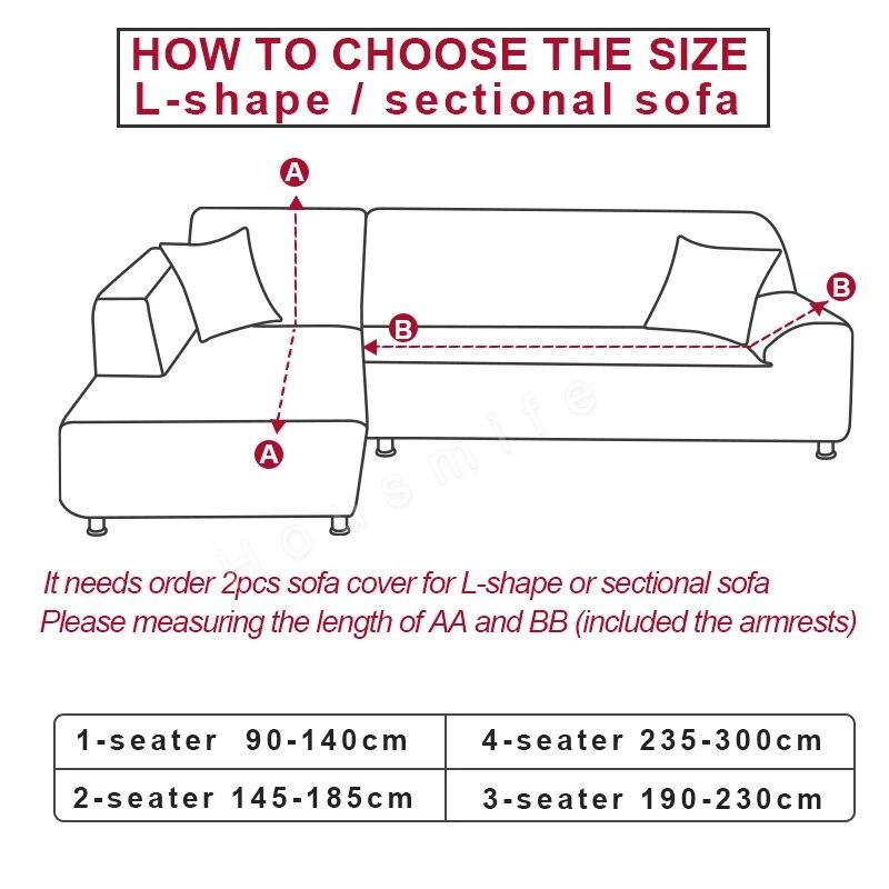 Чехлы на диван с геометрическим рисунком для гостиной, эластичный угловой чехол для дивана, L-образный чехол для шезлонга, чехлы для стула, 1/2/3/4 сиденья