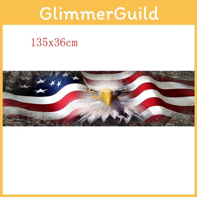 Премиум Качества Американский Флаг Орел Графическая Наклейка Тонировка Окна Для Задней Двери Кузова Пикапа