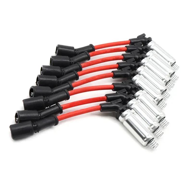8Pcs/lot 48322R Ignition Spark Plug Wire Kit Set Cable For Chevrolet Avalanche GMC Envoy Yukon XL Pontiac Grand Prix GTO Hummer