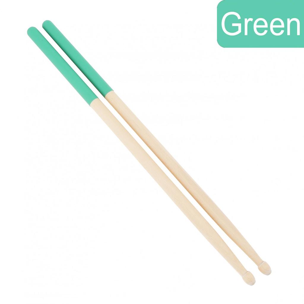 2pcs 7A Drum Sticks Non Slip Multiple Color Maple Musical Instruments Drumsticks Wood Drum Stick for Kids Students / Beginners