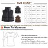Women's Winter Crop Vest Lightweight Sleeveless Warm Outerwear Vest Padded Gilet