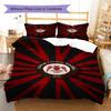 CORUM FK Pattern Bedding Set Quilt Cover Pillowcase Home Decor Gift (1 * duvet cover + 2 * pillowcase, without core)