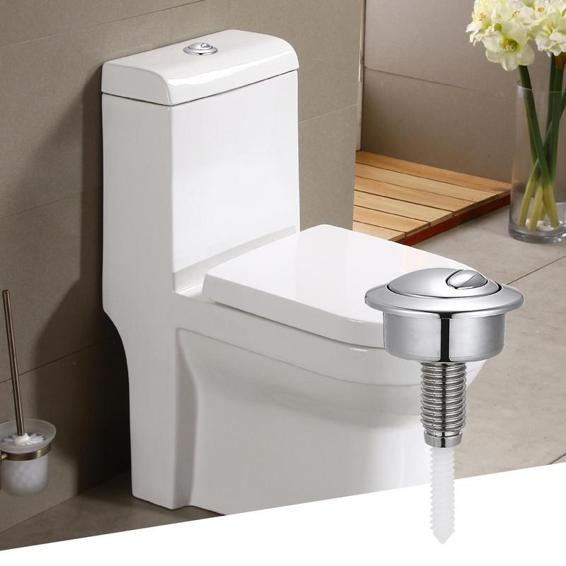 Кнопка для бачка унитаза с двойным смывом, кнопка смыва для унитаза из АБС-пластика, запасные части для унитаза, бачок для смыва для большинства ванных комнат