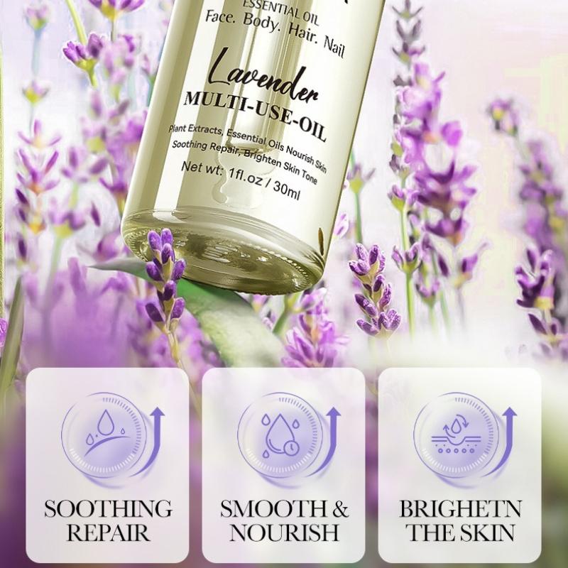 Lavender Dried Flower Massage Oil 30ml Moisturizing and Rejuvenating Skin Body Essential Oil Manufacturer