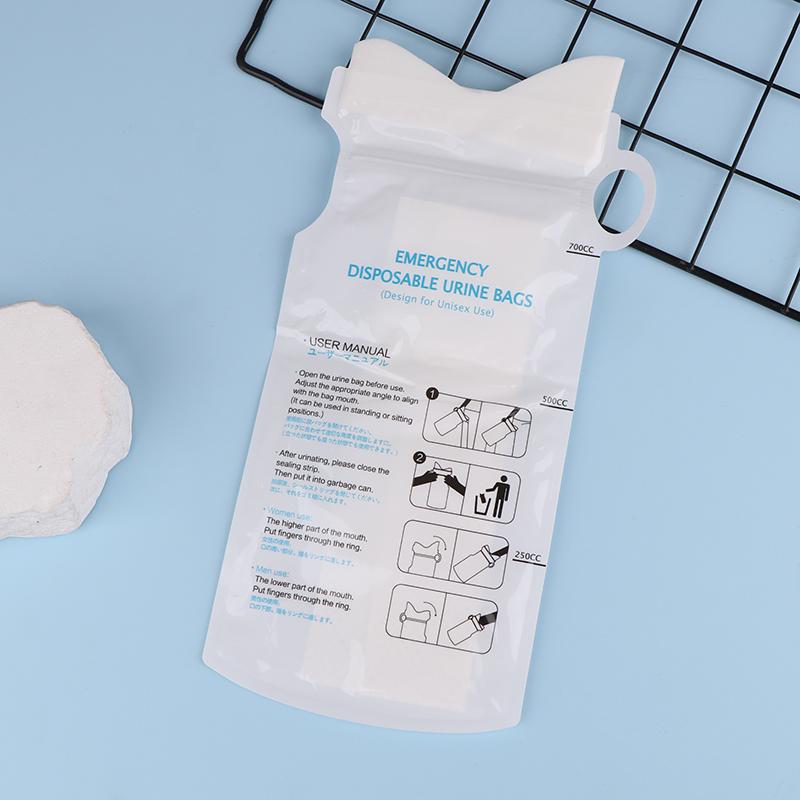 Portable Emergency Urinal Bag Outdoor Camping Pee Bags Disposable Travel Vomit Bag Mini Mobile Toilet For Men Women Children