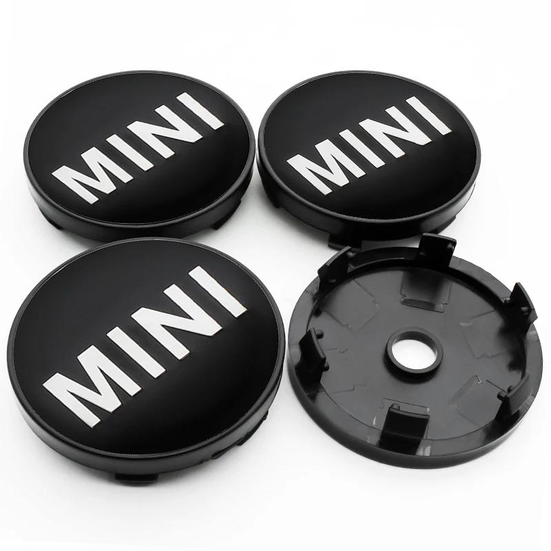 4Pcs 60mm Car Wheel Center Hub Caps Rim Cover Emblem Badge Decoration For MINI Cooper One S F54 F55 F56 R56 R60 Clubman Coupe