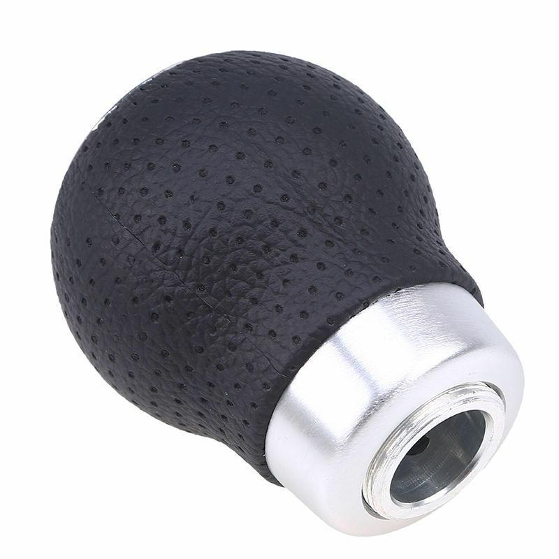 5-ступенчатая универсальная алюминиевая ручка переключения передач для механической коробки передач, рычаг переключения передач, черная кожа