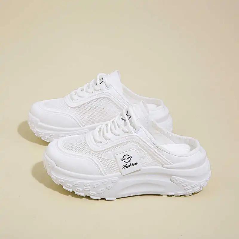 Tennis Sole Thick Heel Shoes Size 46 Loafers Ladies Sneakers Black Colorful Tennis For Women Sport Tenya Shoose Runner