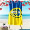 Пляжное полотенце с принтом Leeds United, Большое мягкое быстросохнущее полотенце для пляжа, кемпинга, плавания