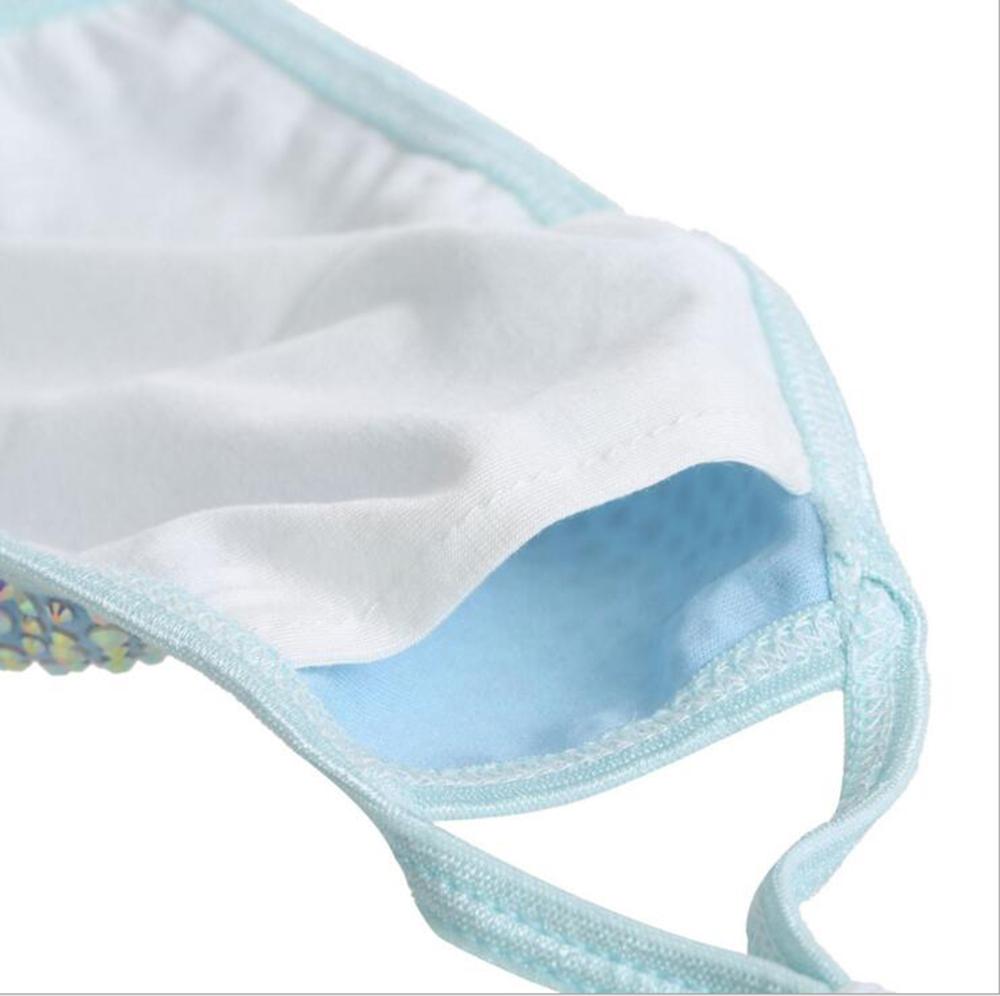 Необычная модная маска для лица, многоразовые блестящие блестящие стразы с фильтром