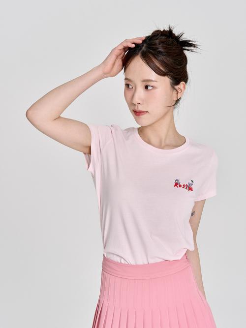 Футболка Losiya Slim Line / Розовая