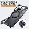 Минималистичный чехол для телефона Eary Z-образной формы для Samsung Galaxy S25 Ultra S24 Ultra с магнитной подставкой, вращающейся на 360°, противоударный тонкий чехол
