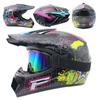 Cross Border Exclusive Full Coverage Four Season Off-road Motorcycle Helmet Off-road Racing Downhill Pedal Helmet Men's Wind Goggles