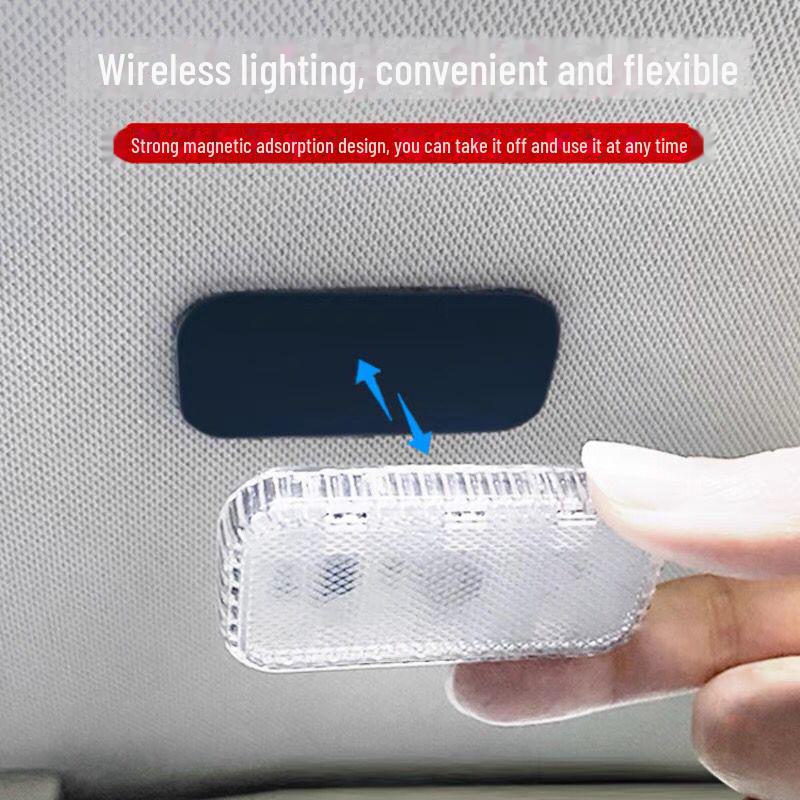 Беспроводная индукционная светодиодная подсветка салона автомобиля - активируется прикосновением, не требует проводов