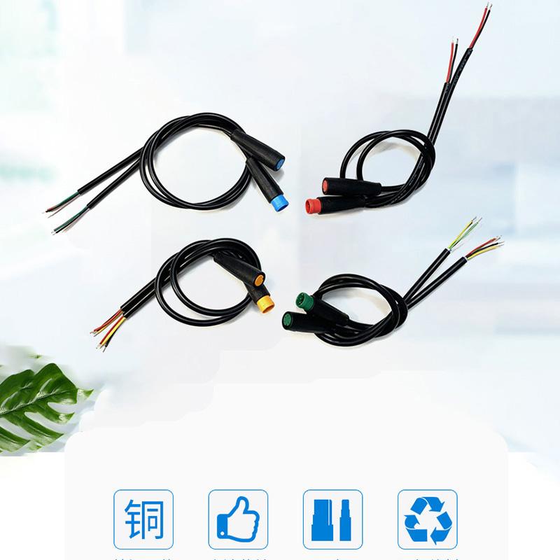 M8 2 3 4 5 6-контактный электрический соединительный разъем, проводная линия, тормозной кабель скутера, соединительный датчик сигнала 20 см Q1