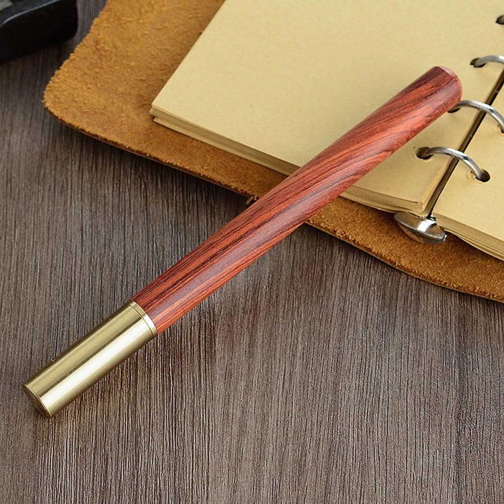 Refill Writing Tools Ballpoint Sign Pen Brass Pen Roller Ball Pen Metal Gel Pen Wood Rollerball Pen