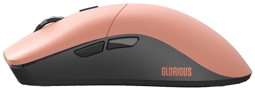 Glorious Model O Pro Wireless - Red Fox - Ultra-lightweight, Durable, High-performance Wired and Wireless Gaming Mouse (GLO-MS-OW-RF-FORGE MS624)