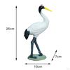 Садовая статуя, фигурка животного, журавль, скульптуры для двора, художественное ремесло, новинка, миниатюрные статуи птиц для