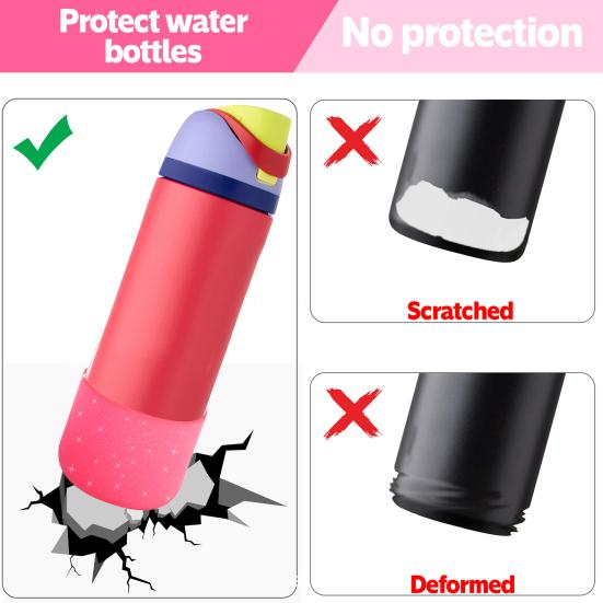 2 шт. силиконовый чехол для фляги Owala 24/32 унции противоскользящий защитный чехол для FreeSip BPA Free можно мыть в посудомоечной машине аксессуары для крышки чашки