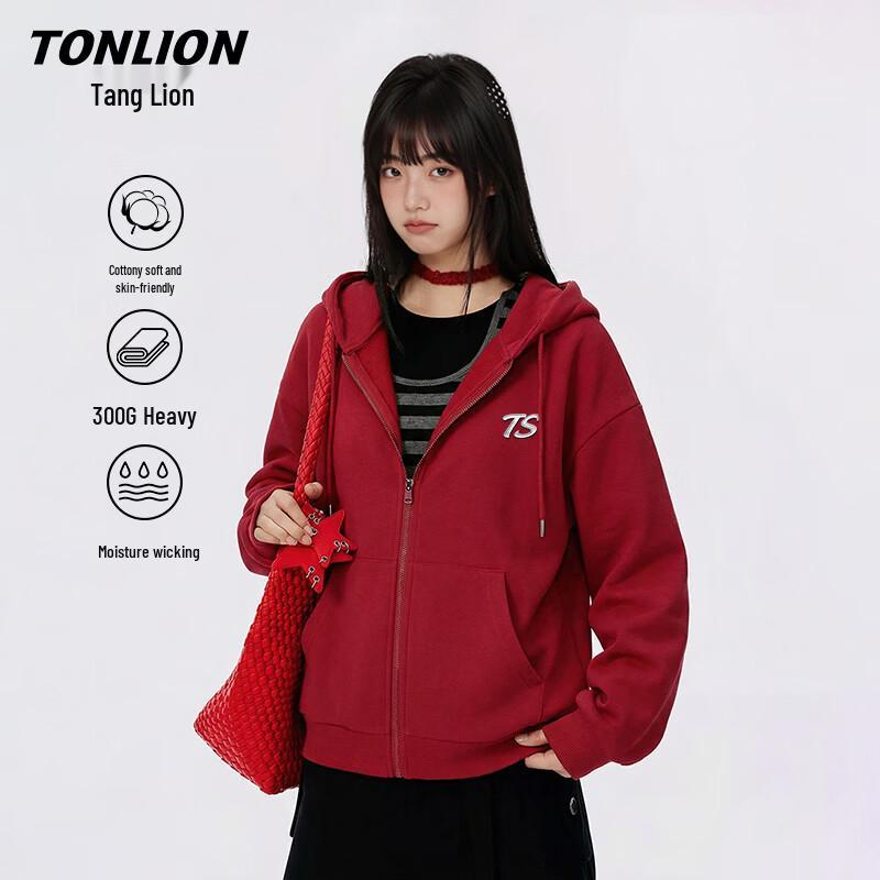 Женская толстовка с капюшоном на молнии TonLion