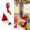 Ventilate Lizard Santa Hat Soft Reptile Apparel Clothes Outfits Comfortable Reptile Hats Lizard