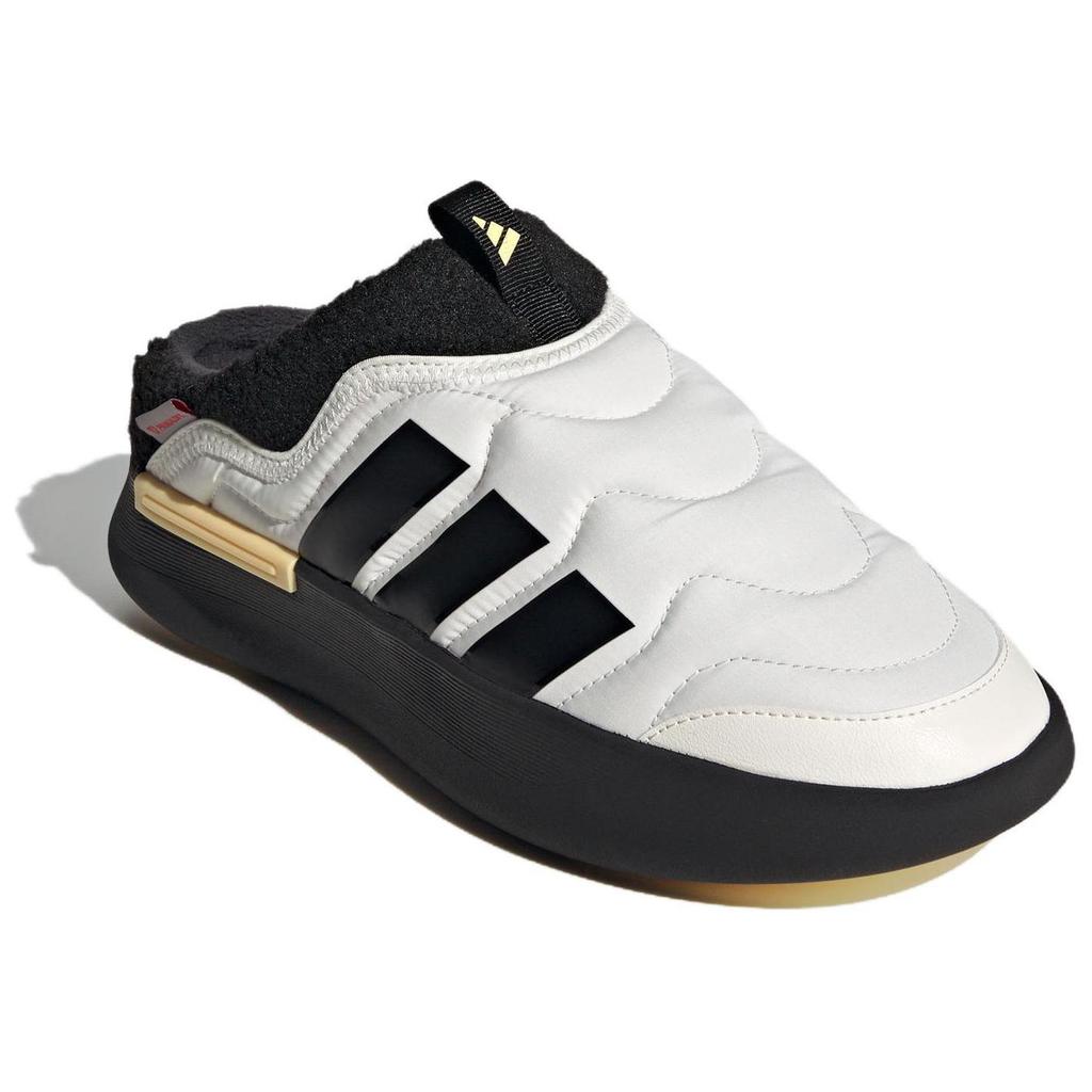 Adidas Adipuff Mule Comfortable Non-Slip Durable Low-Top Casual Shoes Unisex Shoes White JR0066
