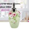 Soap Dispenser Refillable 3D Pump Flower Garden Soap Dispenser Resin Bottle Disinfectant Classic Design for Kitchen Bathroom