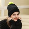 Autumn and Winter New Outdoor Windproof and Warm Ear Protection Pullover Hat Hairball Versatile Casual Fashion Cold Hat