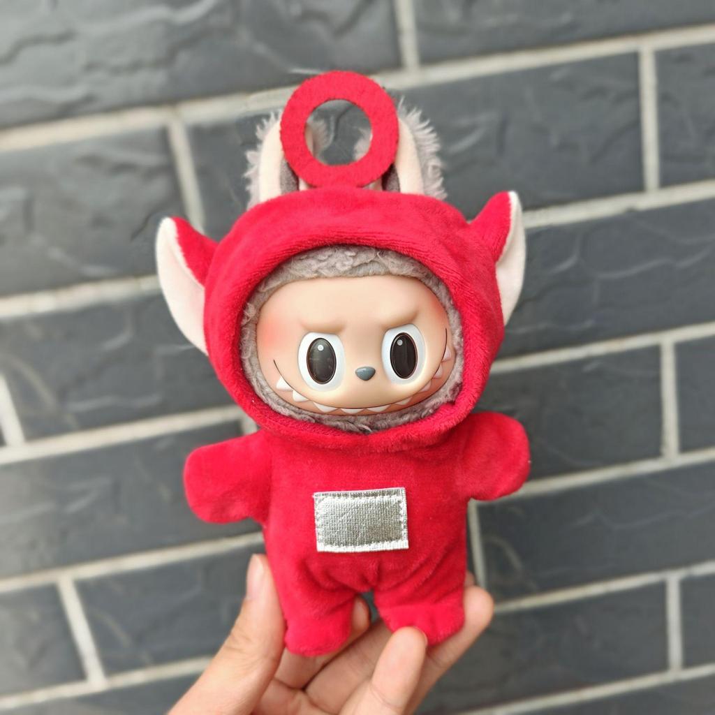Gen 1 & 2 Labubu Keychain Pendant & Crossbody Bag In Teletubbies Outfit.