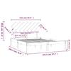 Solid Wood Bed White 140 x 190 cm