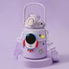Термос-астронавт для детей от инфлюенсера: Большая чашка для живота из нержавеющей стали 316 с соломинкой