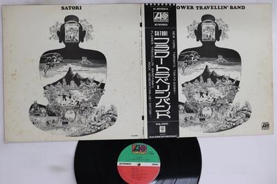 Виниловая пластинка FLOWER TRAVELLIN BAND Satori P8056A ATLANTIC 1971 Япония Obi Японский PopRock Б/у
