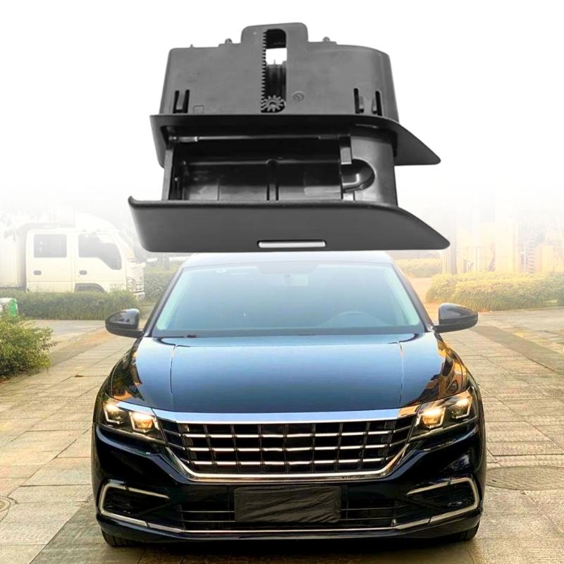 Door Panel Ashtray Replacement Part 35D857306, Black Pull-Out Tray Housing Insert for Interior Door Repair and Part Reference Lookup