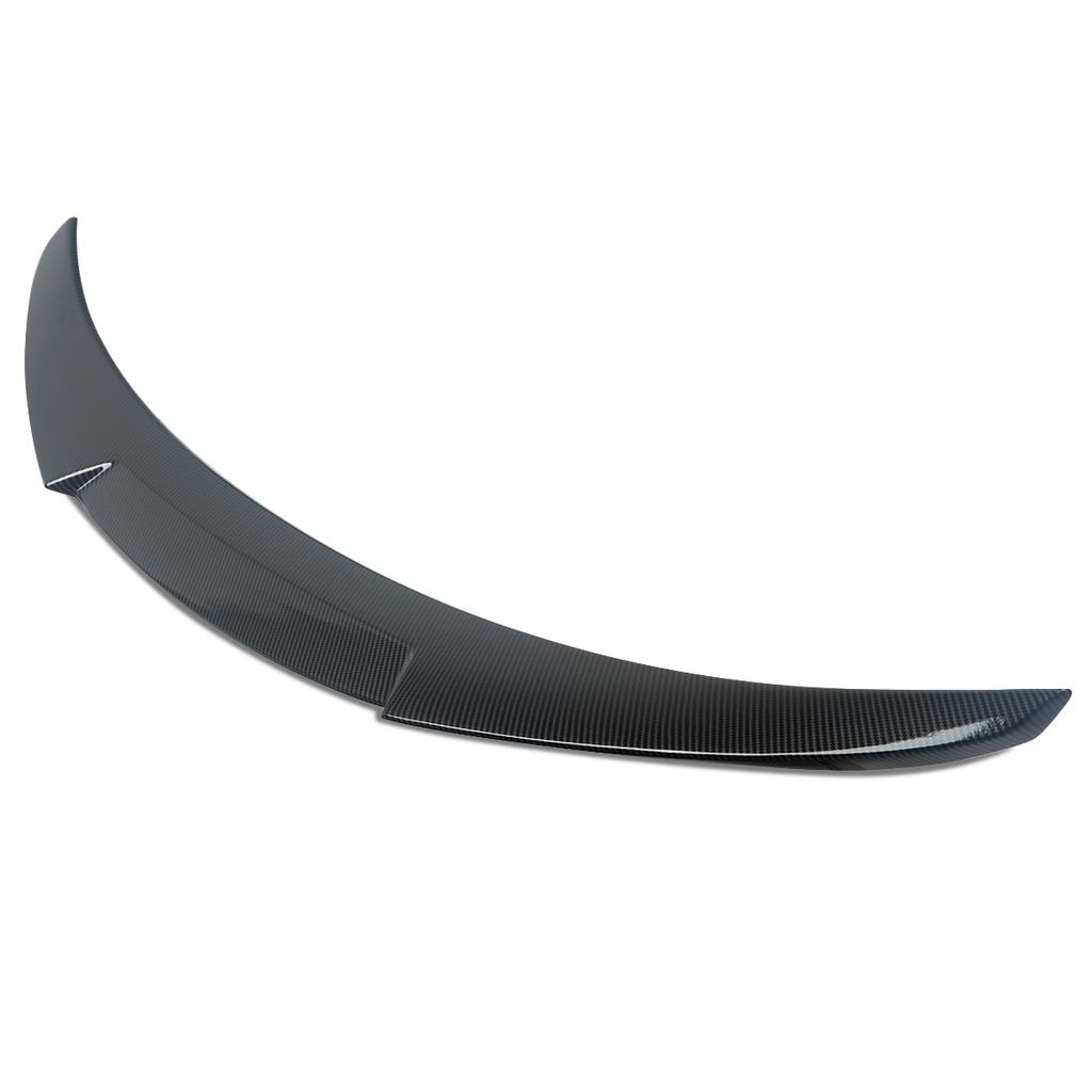 M4 Style Carbon Fiber Look Rear Trunk Spoiler For BMW 4 Series F33 Convertible 2014-2020 ABS Plastic Rear Tail Spoiler Wings