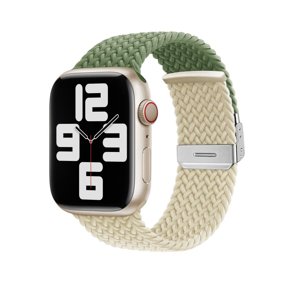 Плетеный нейлоновый ремешок для Apple Watch Band Ultra 10 9 8 7 49 мм 46 мм 45 мм 44 мм Регулируемый браслет 6 5 4 SE 41 мм 42 мм 40 мм Correa