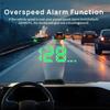 Проектор на лобовое стекло автомобиля, цифровой спидометр GPS, отображение данных на лобовое стекло, проектор спидометра на лобовое стекло, GPS-спидометр в реальном времени, USB Plug and Play, Авто