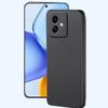 Compatible with Honor X60 GT Phone Case, Full Coverage Frosted Soft Anti-Drop Protective Cover - Matte Black