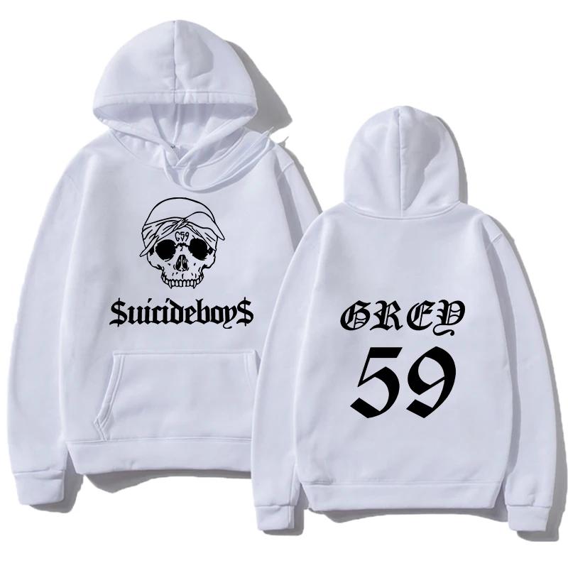 Женские толстовки с капюшоном Suicideboys Футболка с принтом G59 Tour Пуловер унисекс женский хип-хоп топ с круглым вырезом Повседневная весенняя спортивная толстовка с капюшоном