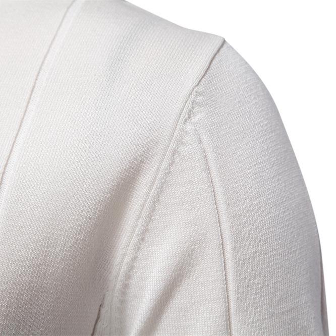 Spring And Summer New Men'S Business Casual Woolen Polo Shirt Lapel Knitted Polo Shirt Short-Sleeved Men'S T