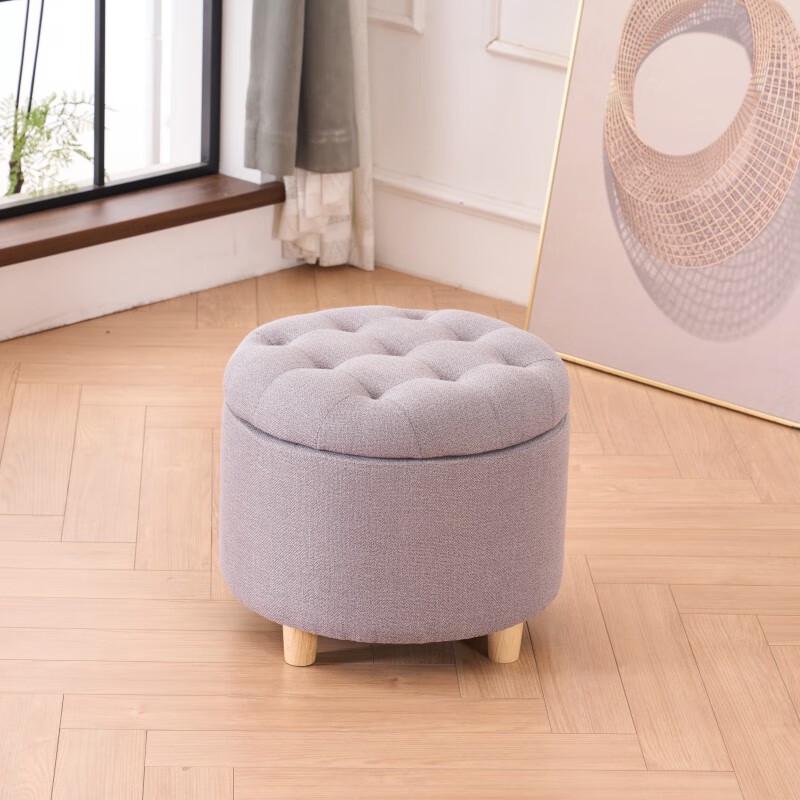Household Storage Ottoman Stool