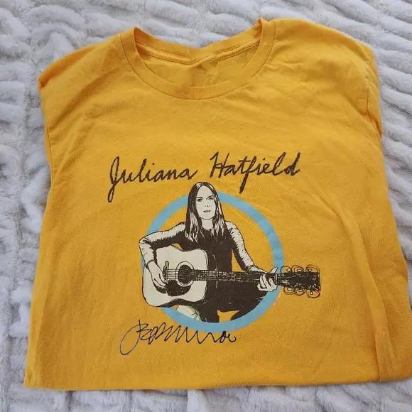 JULIANA HATFIELD Фирменная футболка с коротким рукавом Полный размер от S до 5XL Унисекс футболка