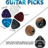 7pcs Guitar Capo for Acoustic And Electric Guitars With 5 Picks And 1 Holder