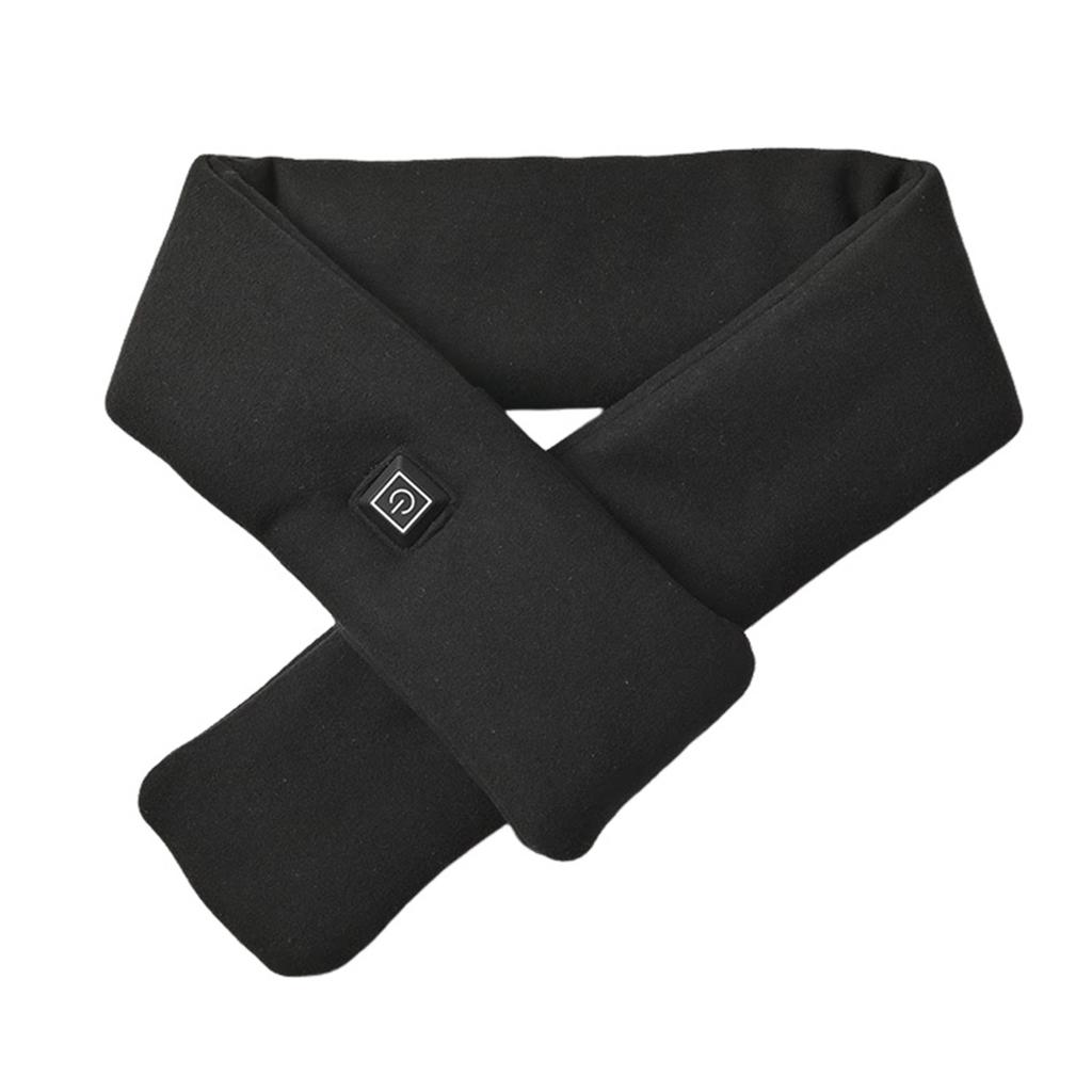 Электрический шарф с подогревом для шеи зимний теплый шарф с подогревом мягкий трехрежимный контроль температуры грелка для шеи без аккумулятора