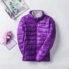 Elegant Autumn and Winter Slim Large Size Lightweight Collar Ladies Korean Version of The Down Jacket Female Short Jacket