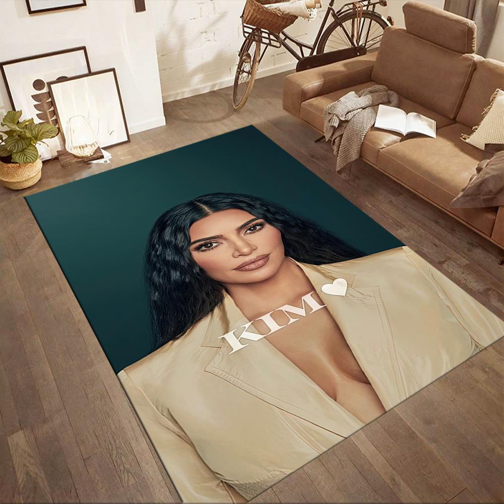 Kim Kardashian1 Square rugs are a great choice for living rooms, bedrooms, home décor, and as gifts.