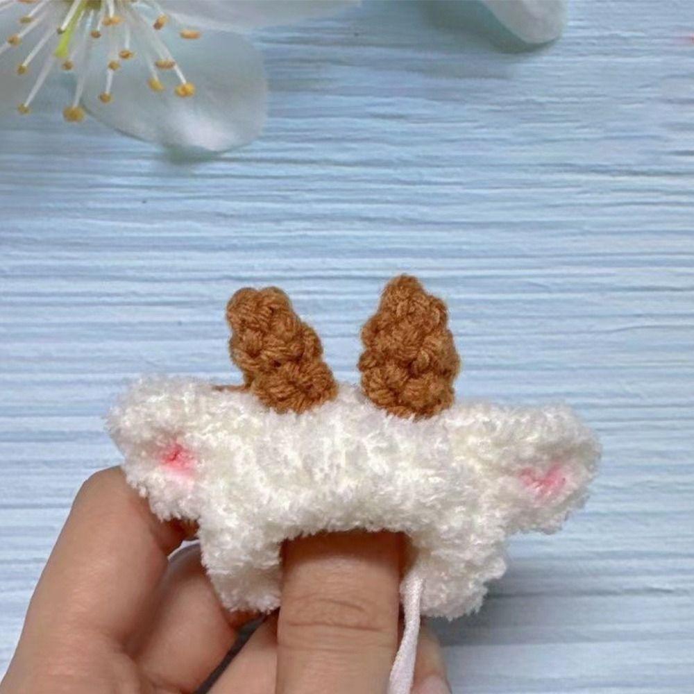 Fashion Woolen Plush Hat Mini Pet Supplies Animal Doll Hat for Hamster Golden Silk Bear