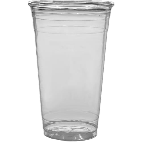 Niche Plus Cold Only Disposable PET Resin Cups, Clear, 720ml (24 Oz), Pack of 50 (98-24)