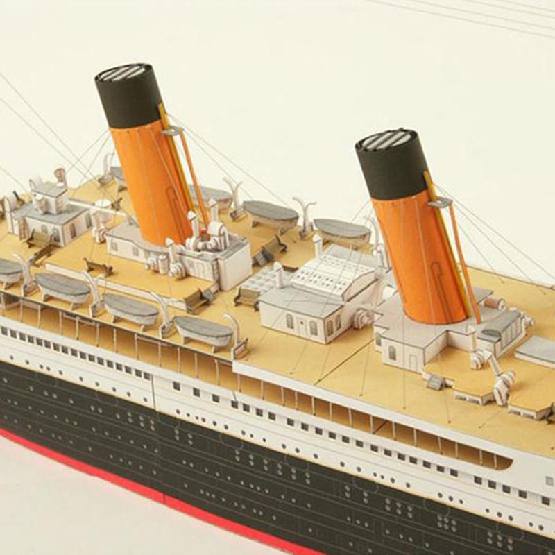 1:400 DIY Handcraft Titanic Ship 3D Бумажная Модель Наборы Игрушки
